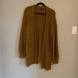 American Eagle | Burnt Orange Oversized Cozy Open-Front Sweater